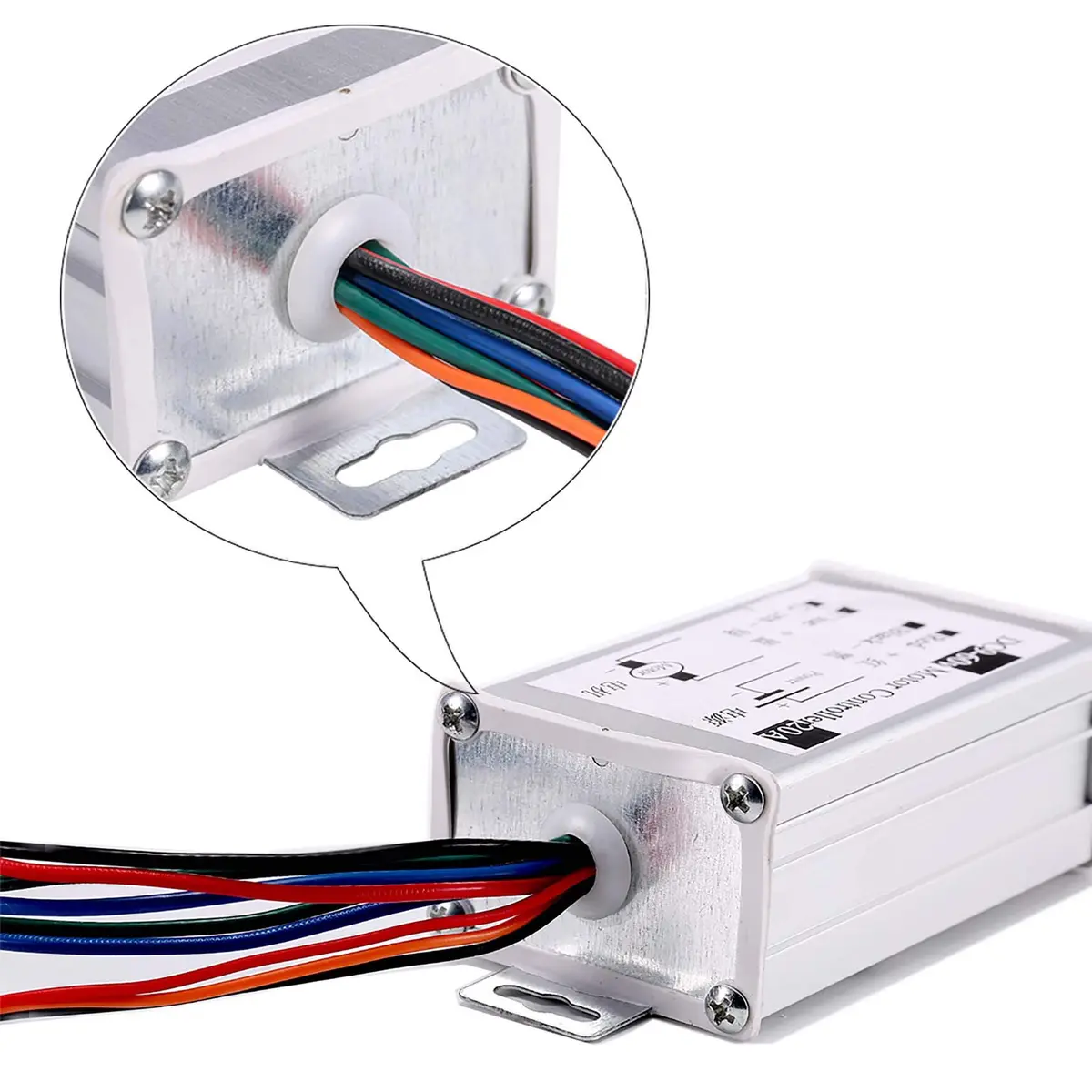 SDRGEEK DC Motor Speed Controller 9V-60V | 20A 1200W PWM Regulator with Switch & Knob - view 4