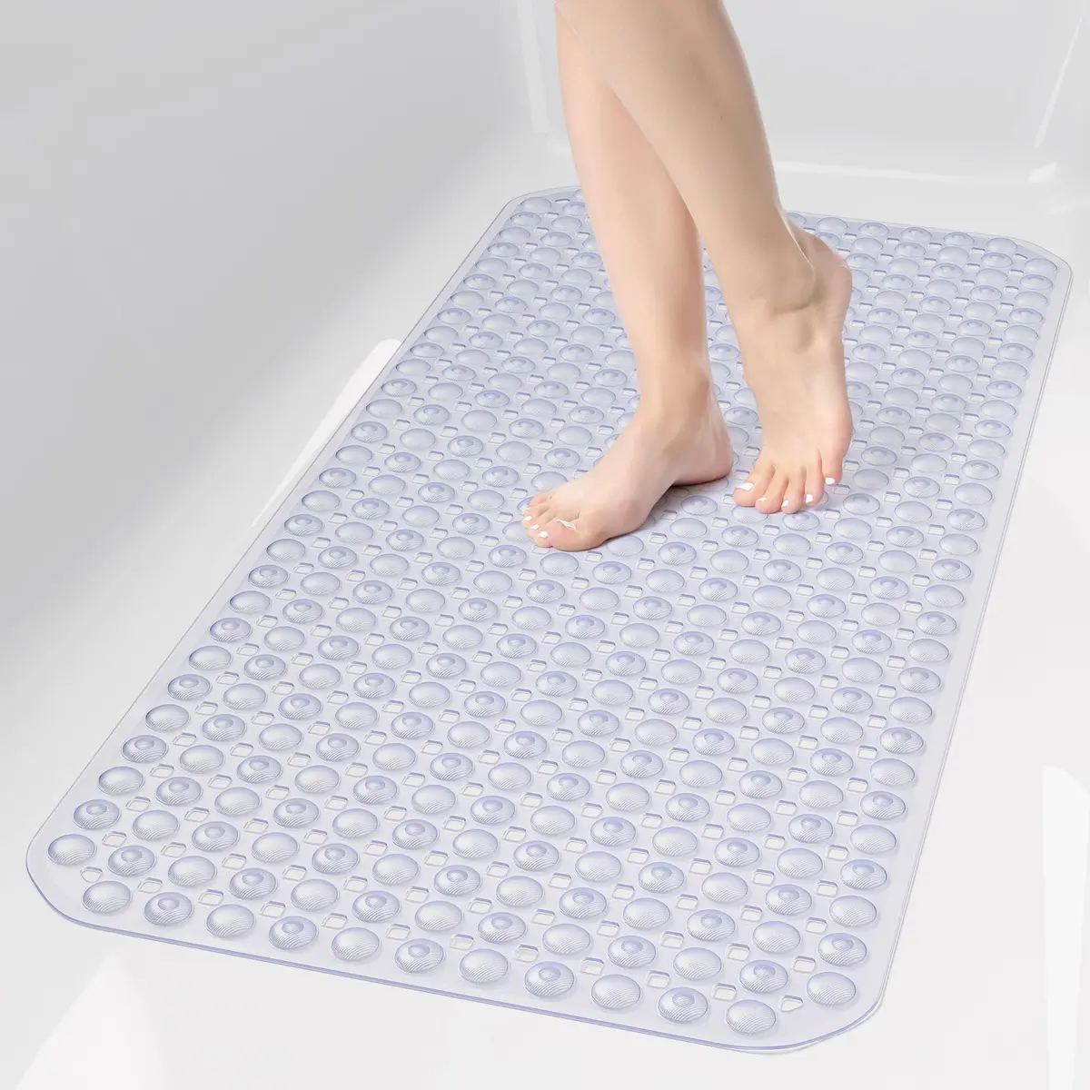 OTHWAY Non-Slip Bathtub Shower Mat 100cm x 40cm (35" x 16") | 198 Suction Cups for Secure Grip - main product image