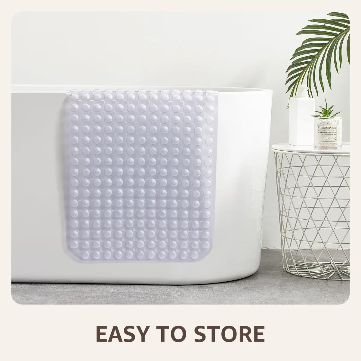 OTHWAY Non-Slip Bathtub Shower Mat 100cm x 40cm (35" x 16") | 198 Suction Cups for Secure Grip - view 7