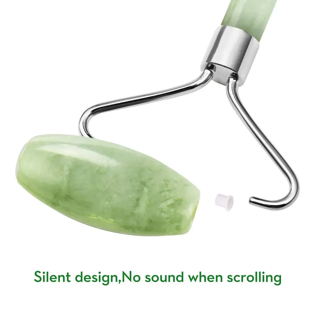LDREAMAM Jade Roller and Gua Sha Set | Natural Jade Stone Facial Massager Tool (3-Piece Set) - view 3