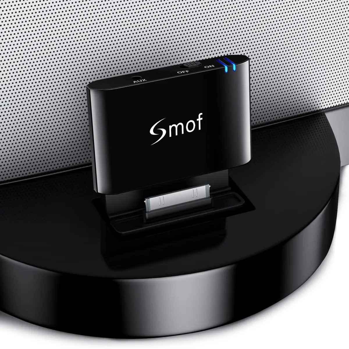 Smof 30 Pin Bluetooth Adapter Receiver | Wireless Audio for Bose SoundDock & More - main product image