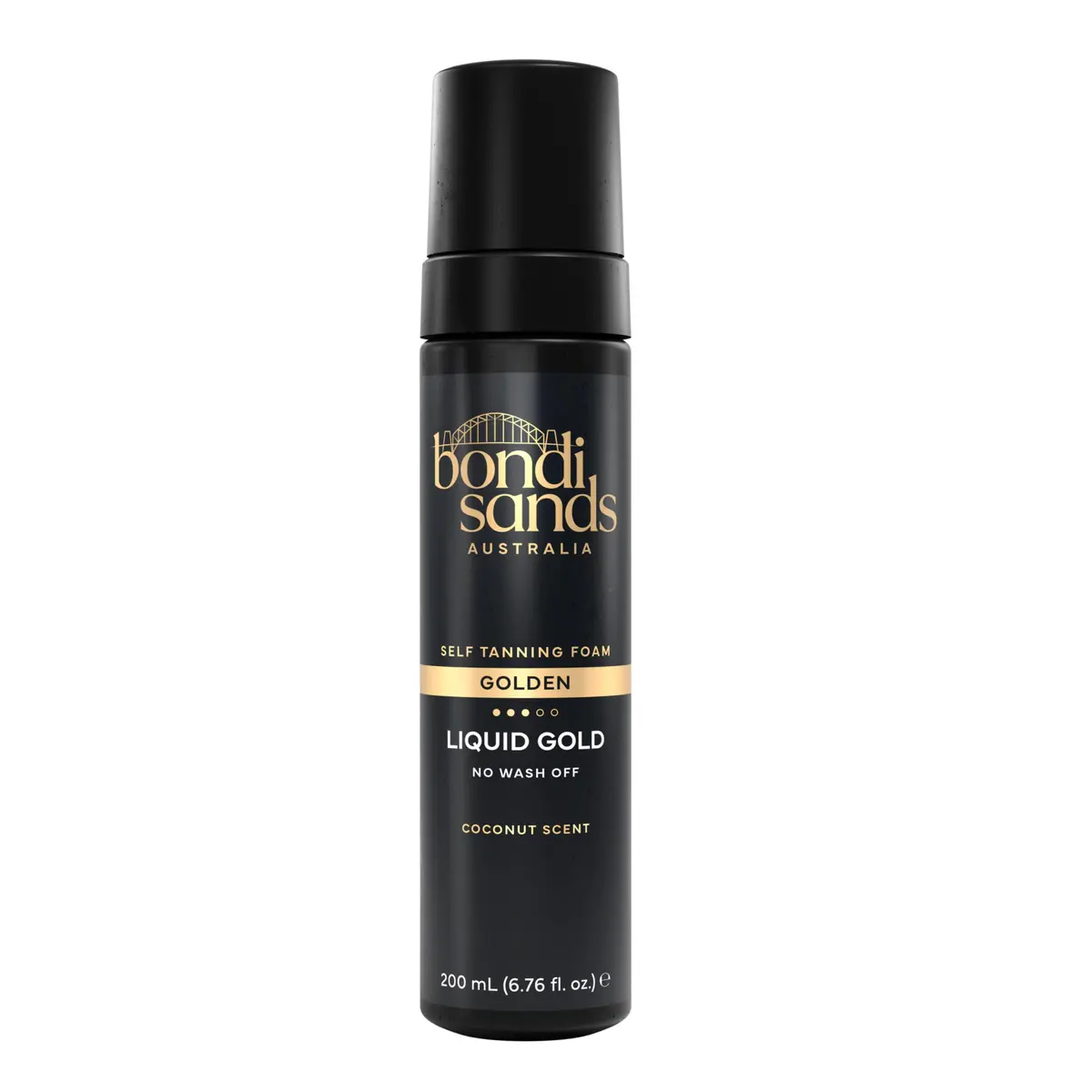 Bondi Sands Liquid Gold Self Tanning Foam 6.76 Fl Oz | Hydrating, Quick-Dry, Vegan, Coconut Scent - main product image