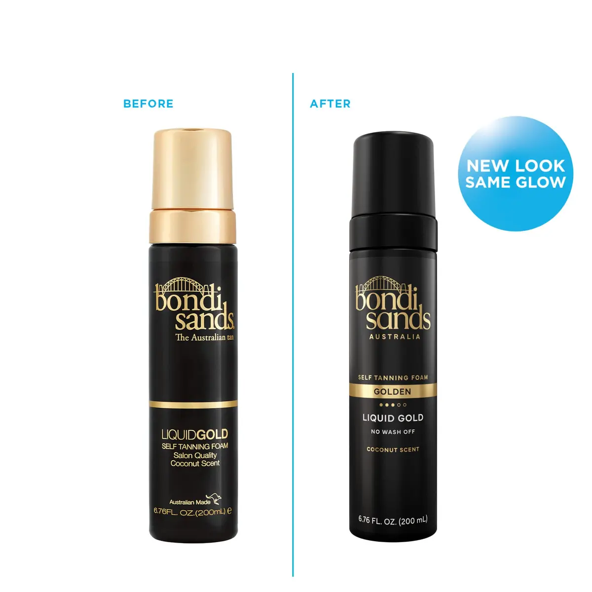 Bondi Sands Liquid Gold Self Tanning Foam 6.76 Fl Oz | Hydrating, Quick-Dry, Vegan, Coconut Scent - view 2