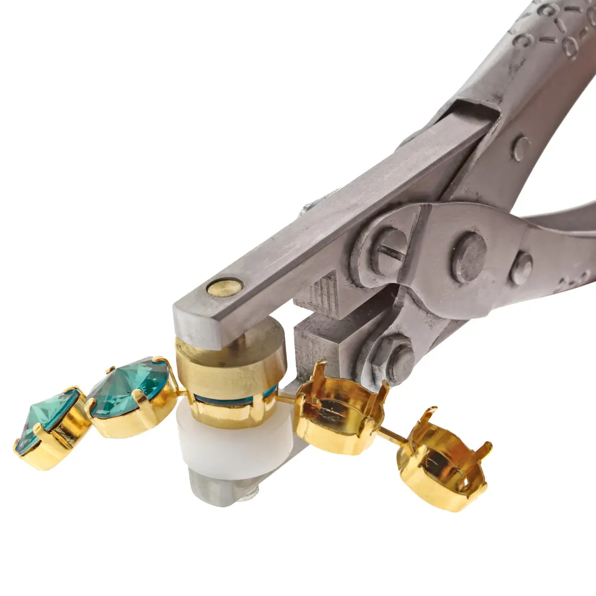 The Beadsmith Smart Setter Parallel Pliers with 6 Heads | Jewelry Making Tool for Gemstone Setting - view 3