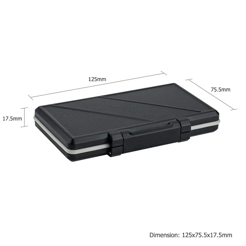 Kiorafoto 4-Slot M.2 NVMe SSD Case 130mm (5.1in) | Water-Resistant & Anti-Shock Protective Wallet Organizer - view 9