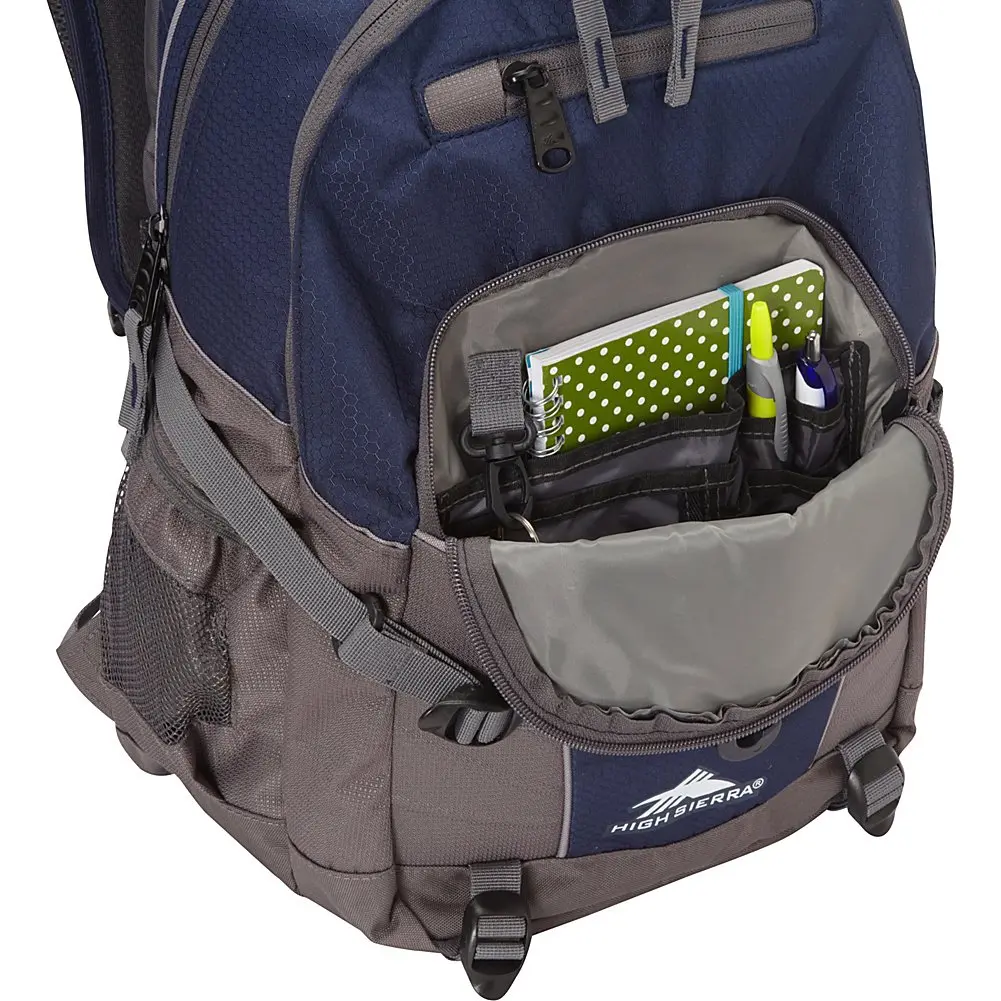 High Sierra Loop Backpack Travel & Work Bookbag with Tablet Sleeve | Unisex, 33L, Water-Resistant Polyester - view 4