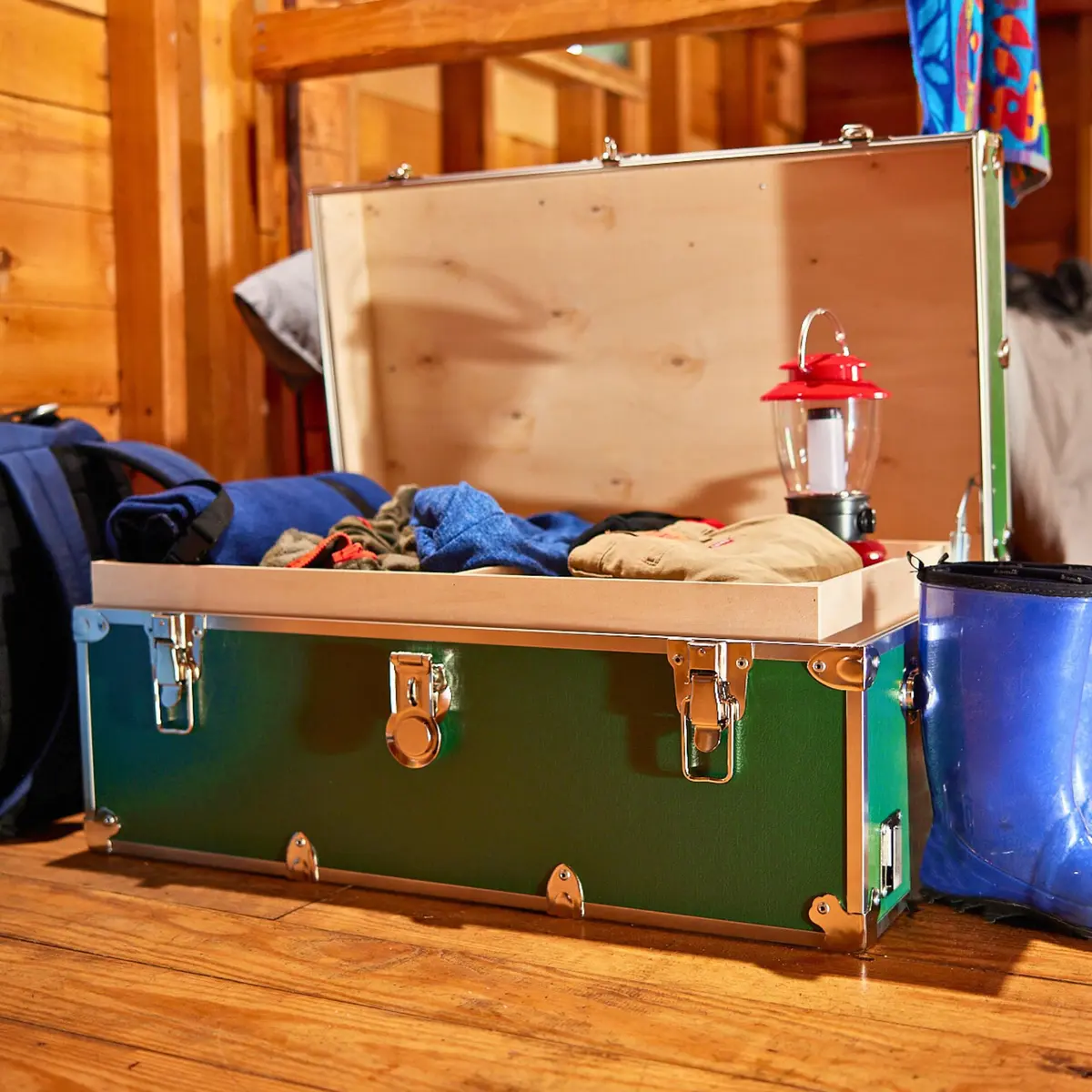 Rhino Trunk & Case Classic XL Storage Trunk with Wheels | Heavy-Duty, Water-Resistant, 165 Qt Capacity, Made in USA - view 8