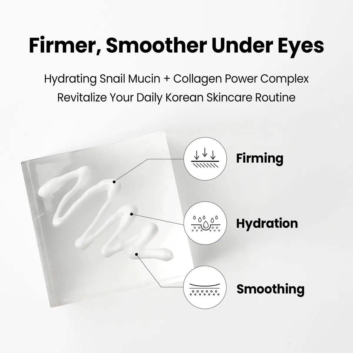 coxir Black Snail Collagen Eye Cream, Niacinamide, 30ml | Deep Hydration & Brightening for All Skin Types - view 6