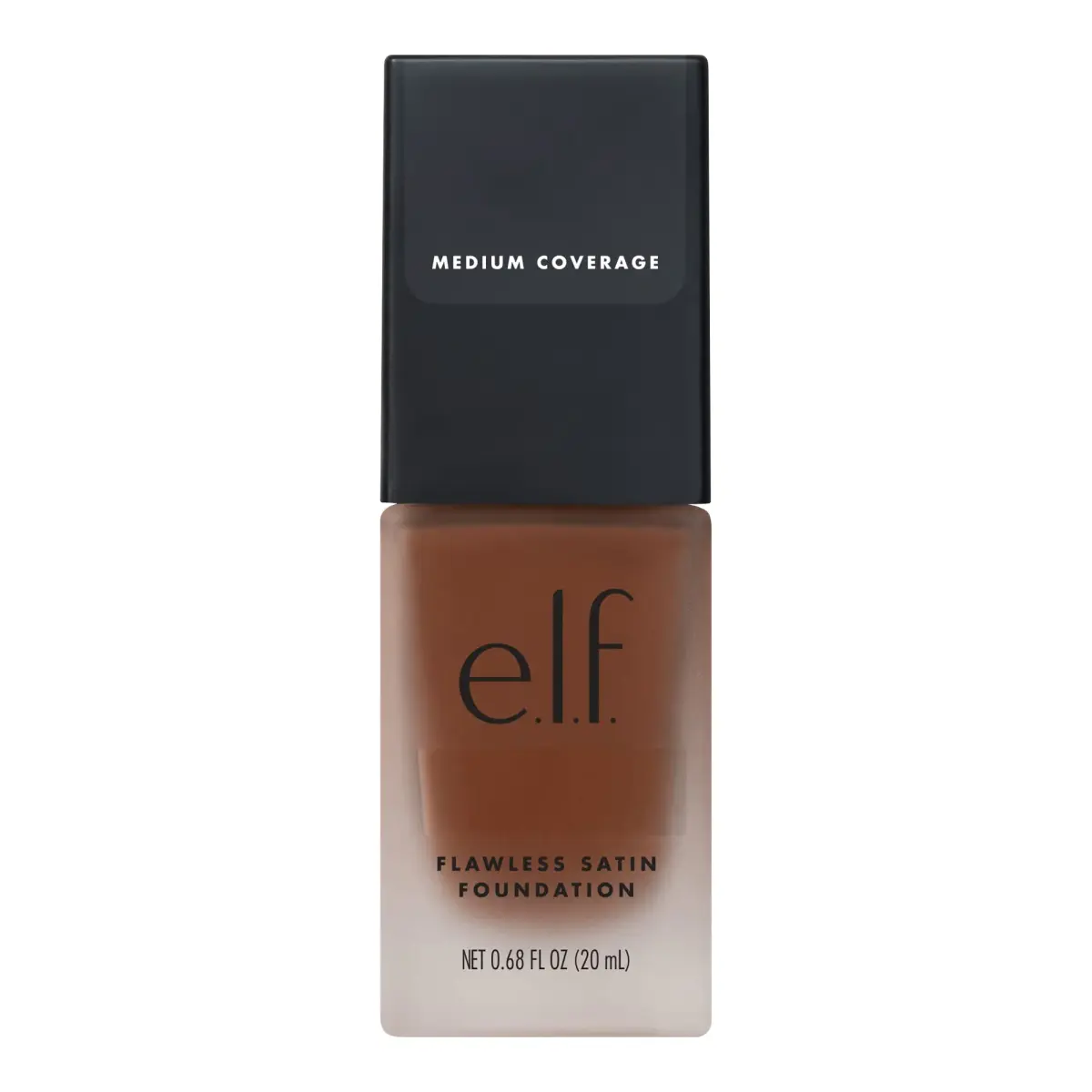 e.l.f. Flawless Satin Foundation Lightweight & Medium Coverage Mocha 20ml (0.68 Fl Oz) | Semi-Matte Finish - view 4