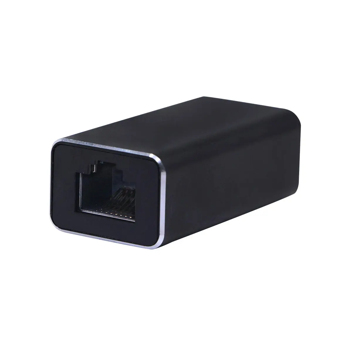 SinLoon RJ45 LAN Coupler Adapter with Surge Protection 10Gbps | Gigabit Ethernet Extender Connector for Cat7 Cat6 Cat5e Female to Female (Black) - main product image