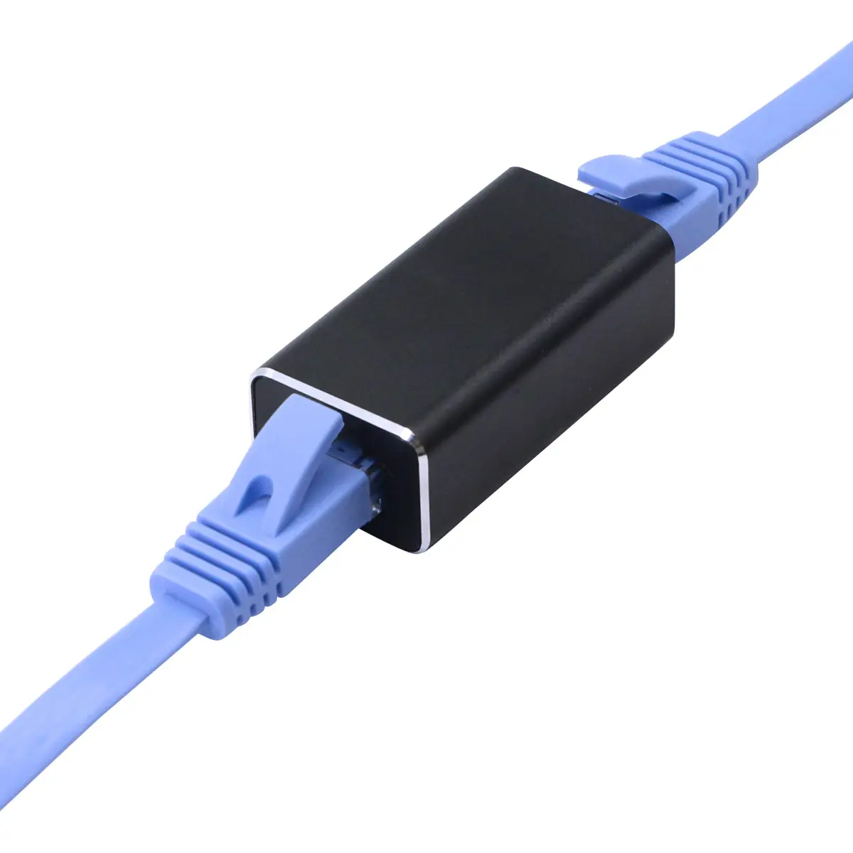 SinLoon RJ45 LAN Coupler Adapter with Surge Protection 10Gbps | Gigabit Ethernet Extender Connector for Cat7 Cat6 Cat5e Female to Female (Black) - view 5
