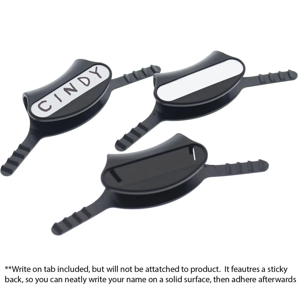Specialist ID Black 2 Pack Stethoscope ID Tag for Cardio Steth Sizes | Fits Littmann Cardiology III & IV - view 7