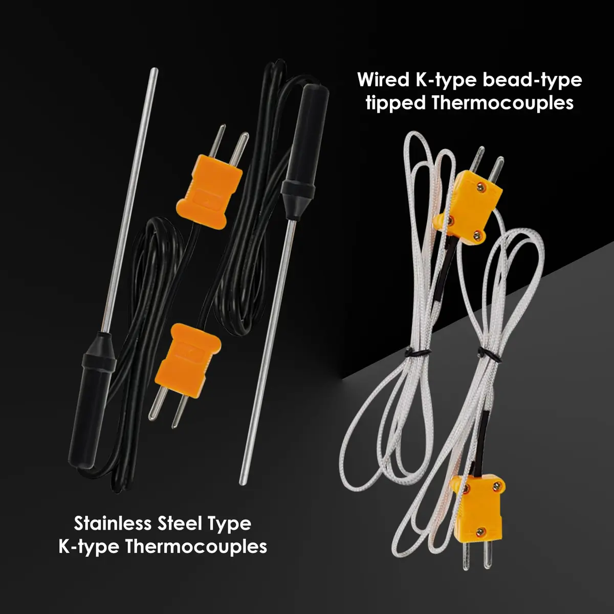 Gain Express Dual Channel K-Type Thermocouple Thermometer -50~1300°C (-58~2372°F) | HVAC Temperature Meter with 4 Probes - view 8