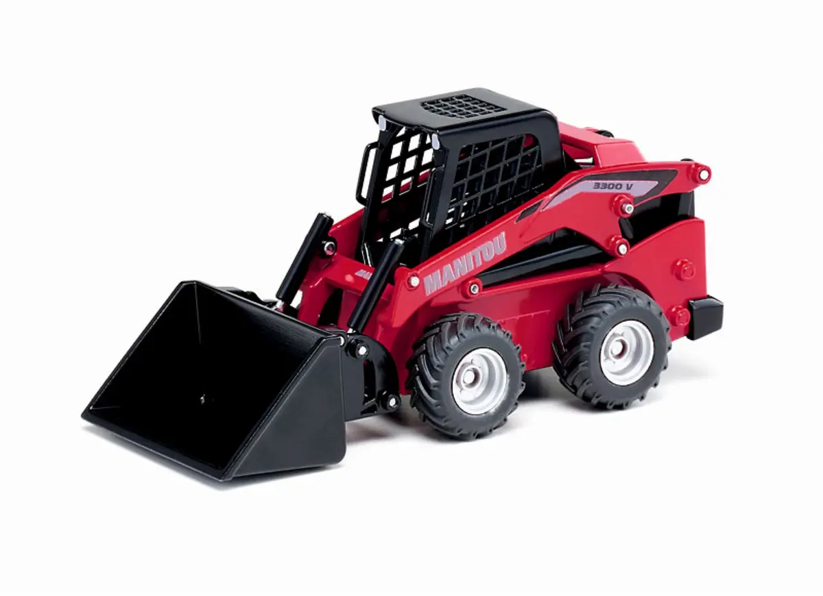 Siku Farmer Manitou 3300V Skid Steer Loader, Red | 1/32 Scale Construction Vehicle for Kids - main product image