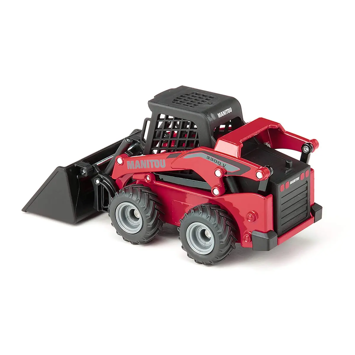 Siku Farmer Manitou 3300V Skid Steer Loader, Red | 1/32 Scale Construction Vehicle for Kids - view 4
