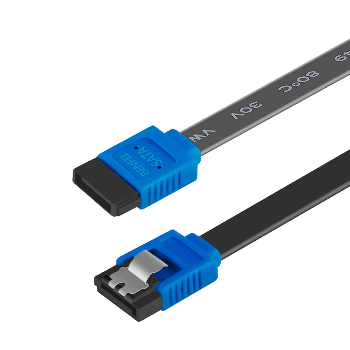 BENFEI SATA Cable III 18 Inch Blue | 6Gbps Data Transfer with Locking Latch - main product image
