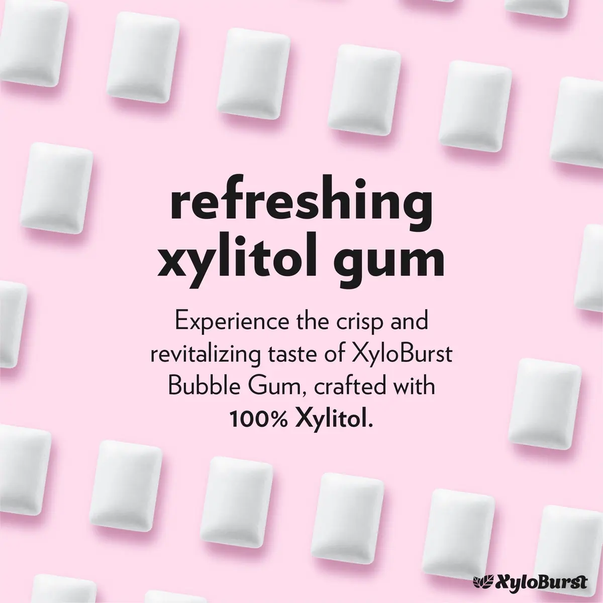 Xyloburst Chewing Gum | Sugar Free, Gluten Free, Keto Friendly | 3x100 Pieces | Oral Health Support - view 3