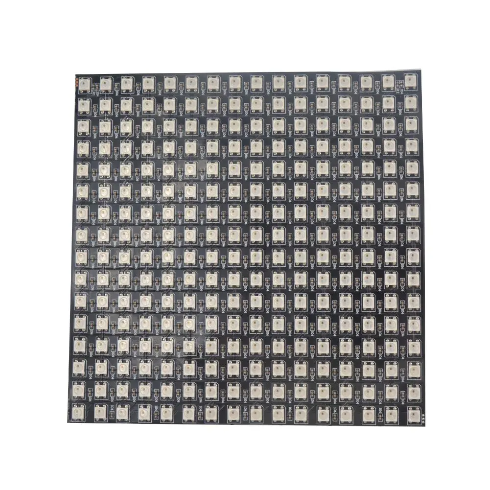 WESIRI 16x16 LED Matrix 256 Pixels WS2812B Full Color Panel | Individually Addressable, Flexible, DC5V - main product image