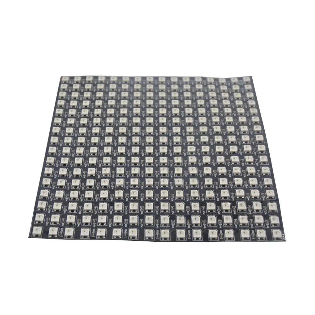 WESIRI 16x16 LED Matrix 256 Pixels WS2812B Full Color Panel | Individually Addressable, Flexible, DC5V - view 2