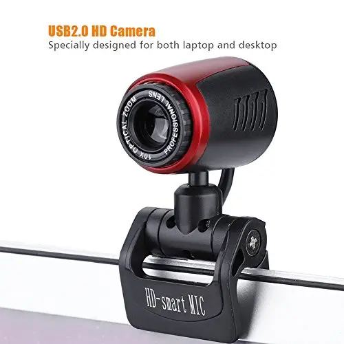 Zerone USB Webcam 640x480 | Built-in Microphone & 360° Rotation Support for Laptop & PC - view 14