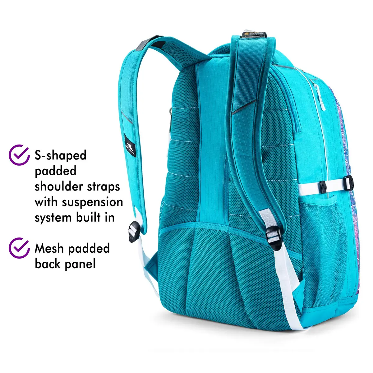High Sierra Swerve Laptop Backpack 36.5L (19 x 13 x 7.75-Inch) | Padded 17-Inch Laptop Compartment & Tablet Sleeve - view 4