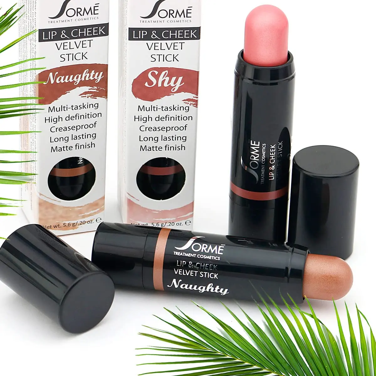 SORMÉ Lip & Cheek Velvet Stick 0.2 Oz | Lightweight, Blendable, Natural Finish - view 6