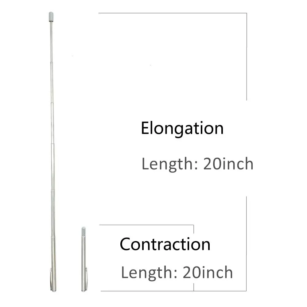 APUXON Pocket Pointer with Clip Extends to 50cm | Telescopic Hand Pointer for Presentations - main product image