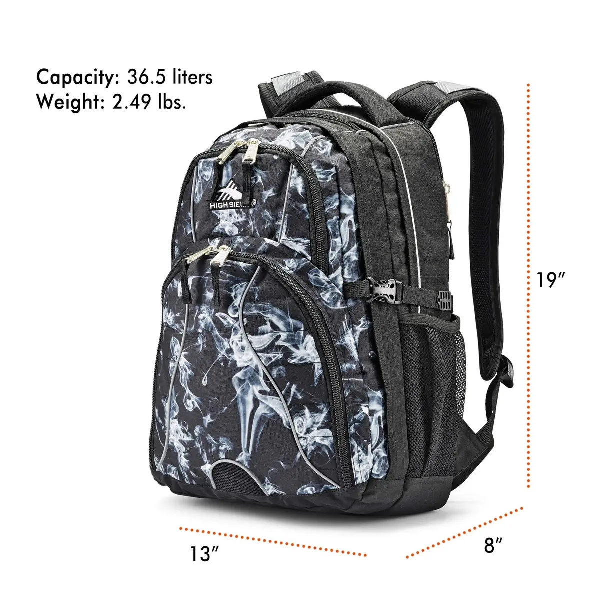 High Sierra Swerve Laptop Backpack 36.5L (19 x 13 x 7.75-Inch) | Water-Resistant for Daily Commutes - view 5