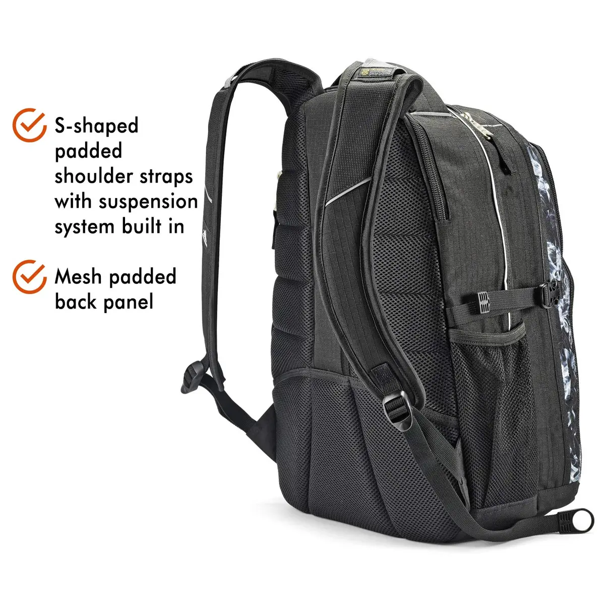 High Sierra Swerve Laptop Backpack 36.5L (19 x 13 x 7.75-Inch) | Water-Resistant for Daily Commutes - view 4