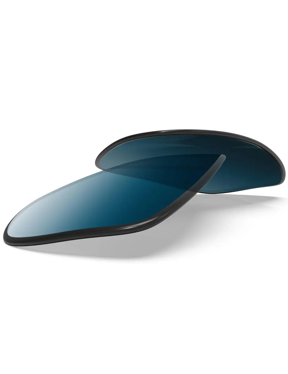 BLAZERBUCK Blue Gradient Replacement Lenses for Oakley Juliet Sunglasses | Impact Resistant, UV Protection - view 2