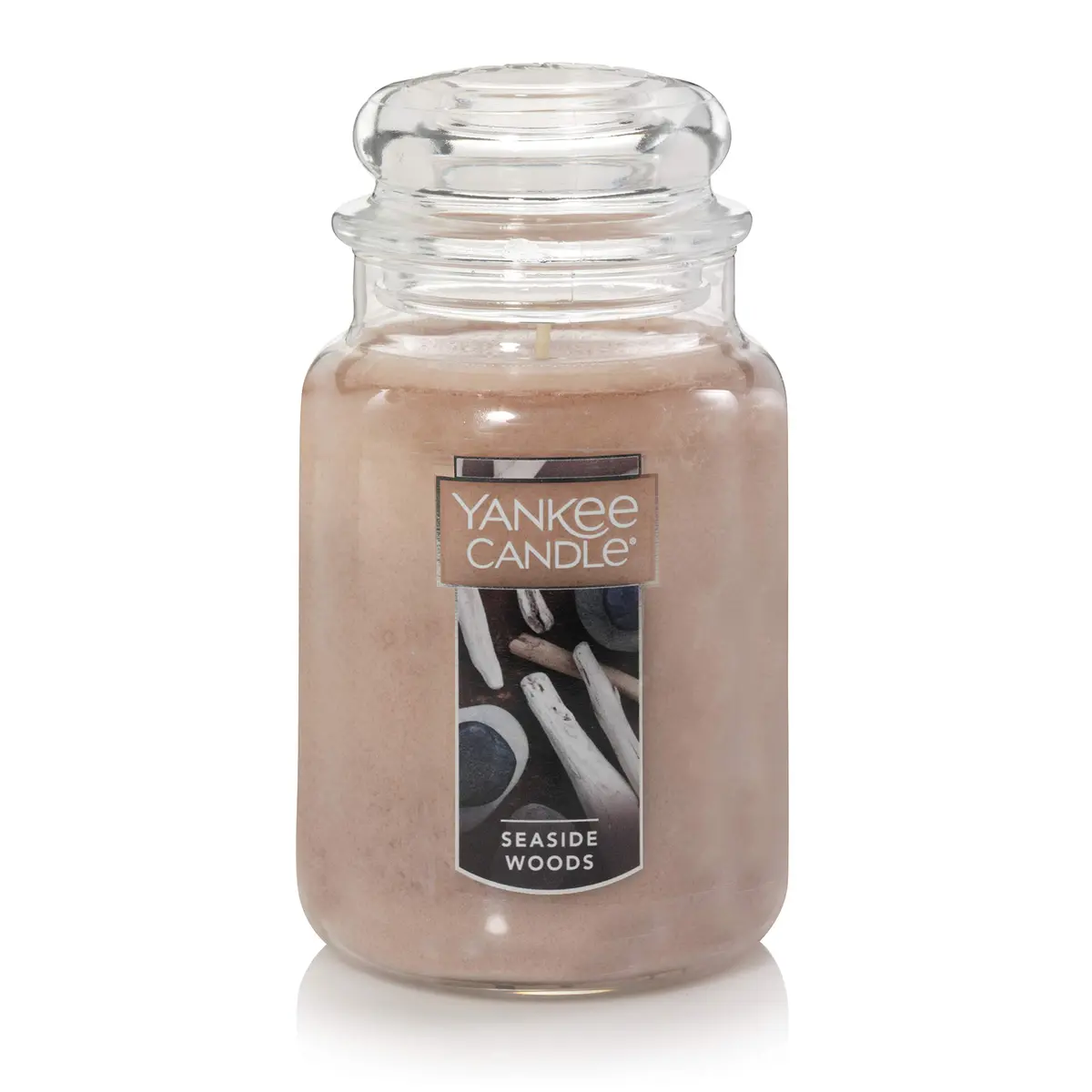 Yankee Candle Seaside Woods Scented Large Jar Candle 22oz | Over 110 Hours Burn Time - main product image