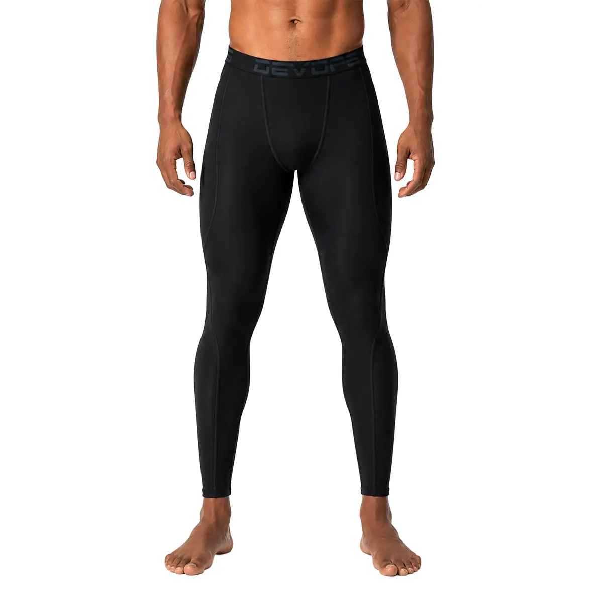 DEVOPS Men's Compression Pants Athletic Leggings Tights | 4-Way Stretch, UPF 50+ Support - view 5