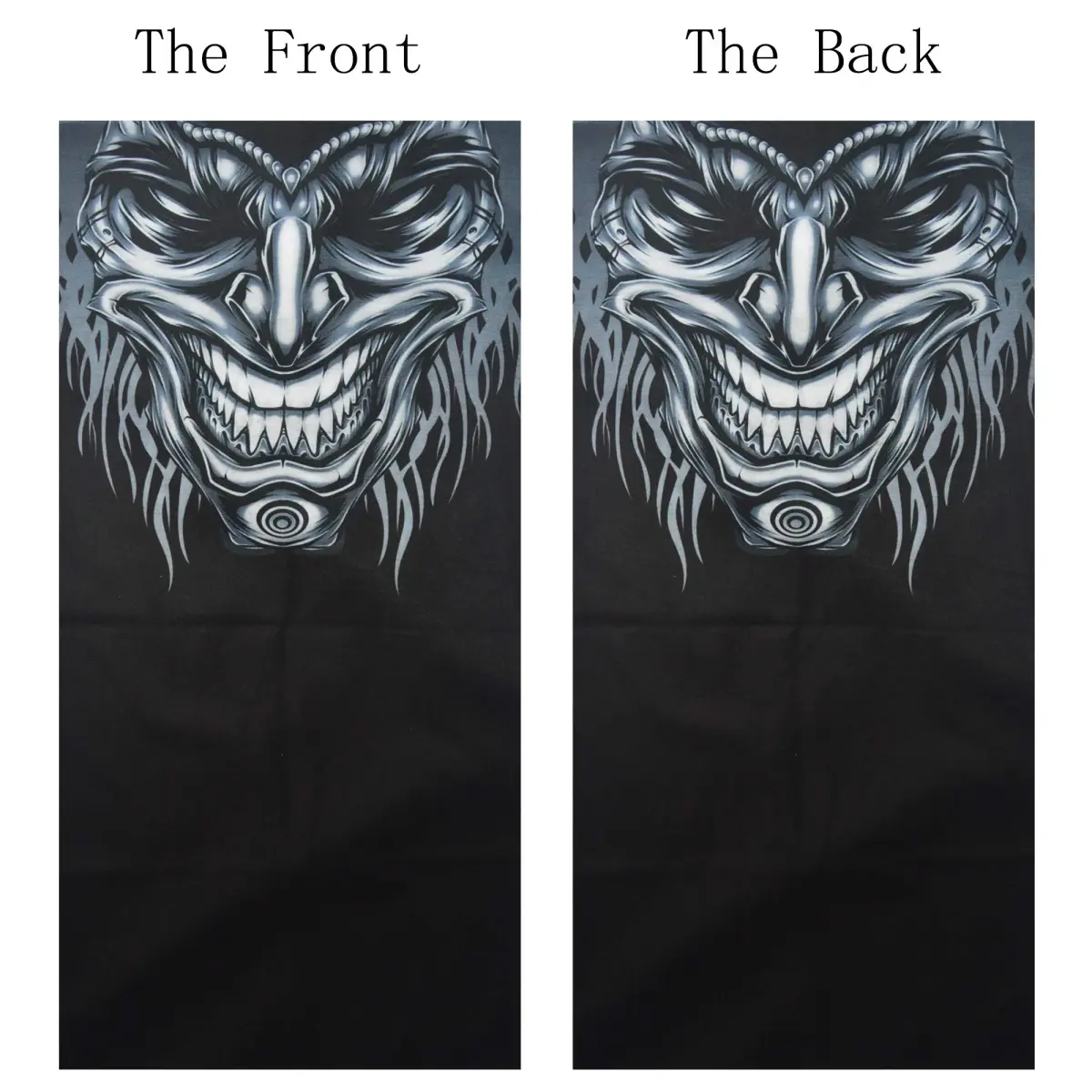 Obacle Skull Beard V Teeth Half Face Mask for Dust, Wind, UV Protection - Seamless 3D Tube Bandana - view 3