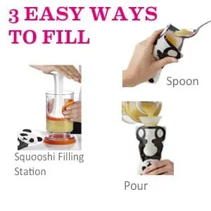 SQUOOSHI Reusable Baby Food Pouches 6 Pack | 3.4 oz | BPA-Free, Dishwasher Safe, Freezer Safe - view 9