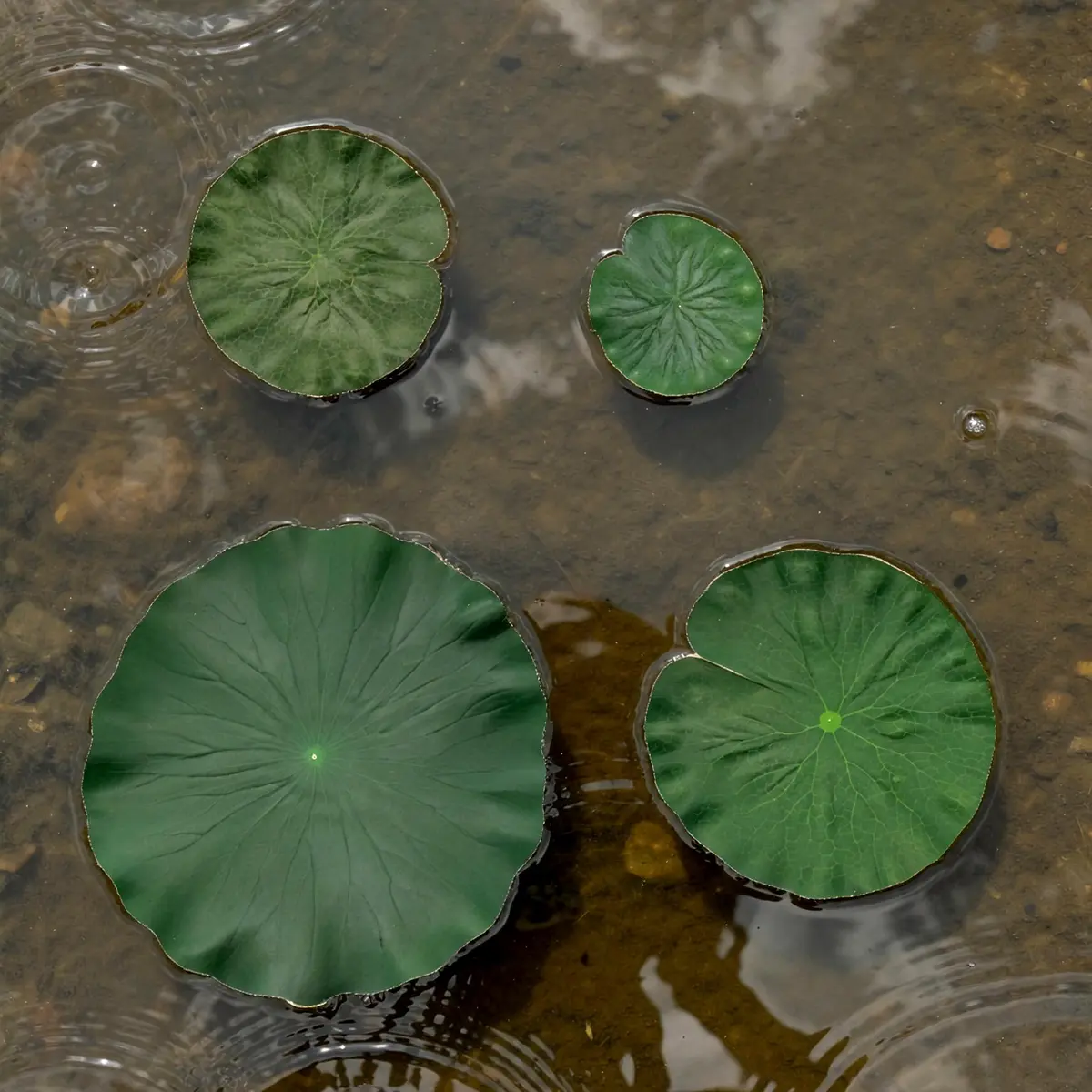 IFAMIO Artificial Floating Foam Lotus Leaves 4 Sizes | Realistic Pond & Aquarium Decor (10cm-28cm) - view 6