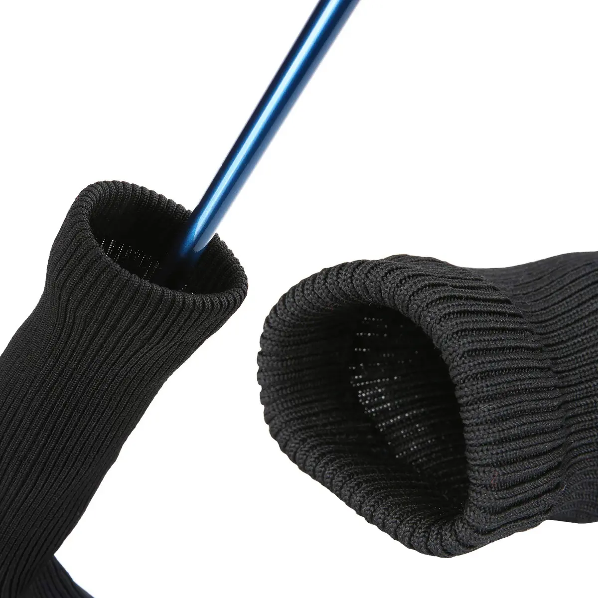 LONGCHAO Red/Black Golf Head Covers Driver 1 3 5 7 X | Thick Neoprene Protects Clubs - view 5