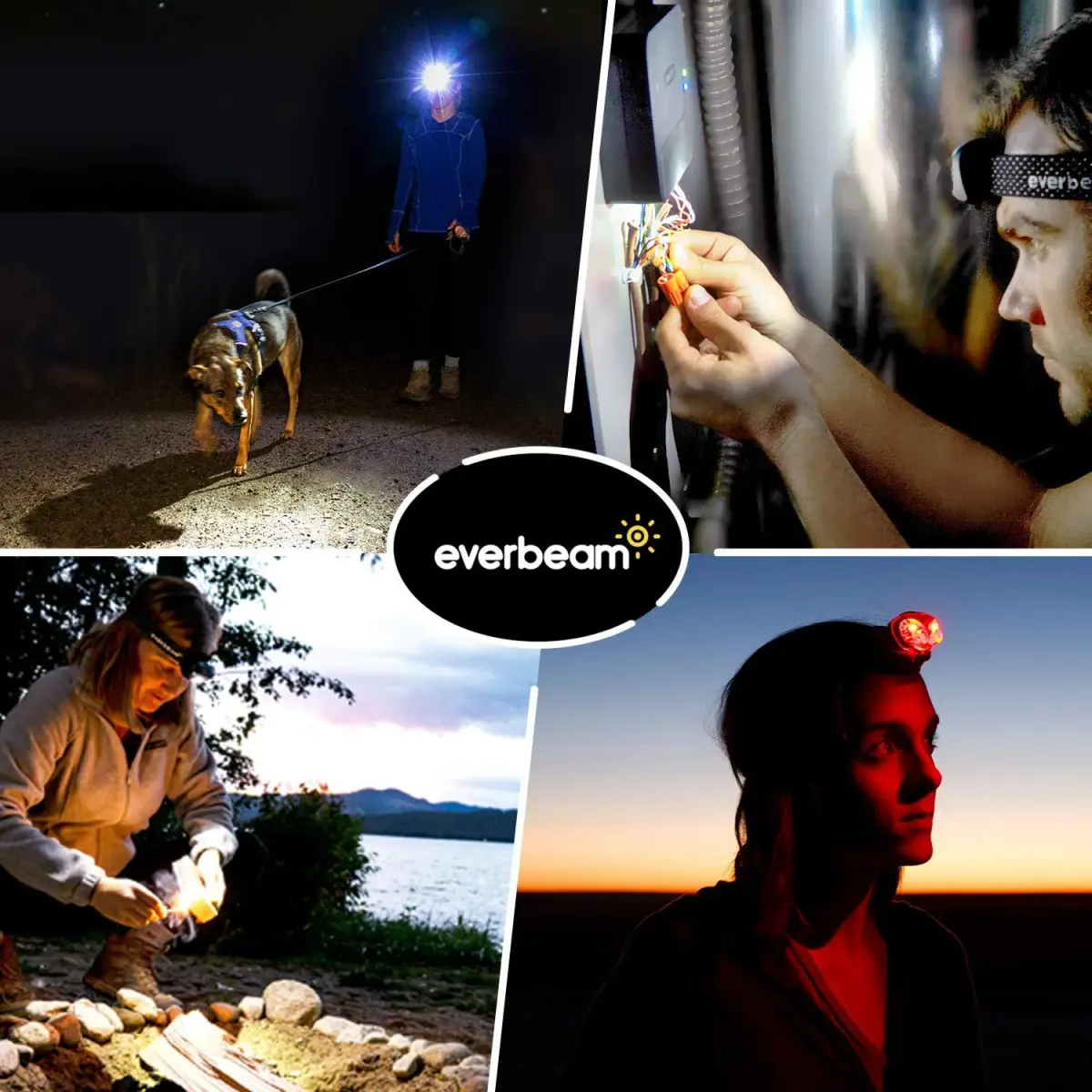 Everbeam H6 Pro LED Headlamp with Motion Sensor, 650 Lumen Brightness, 20 Hours Runtime, 1200mAh USB Rechargeable Battery | 72g (2.5oz) Lightweight - view 7