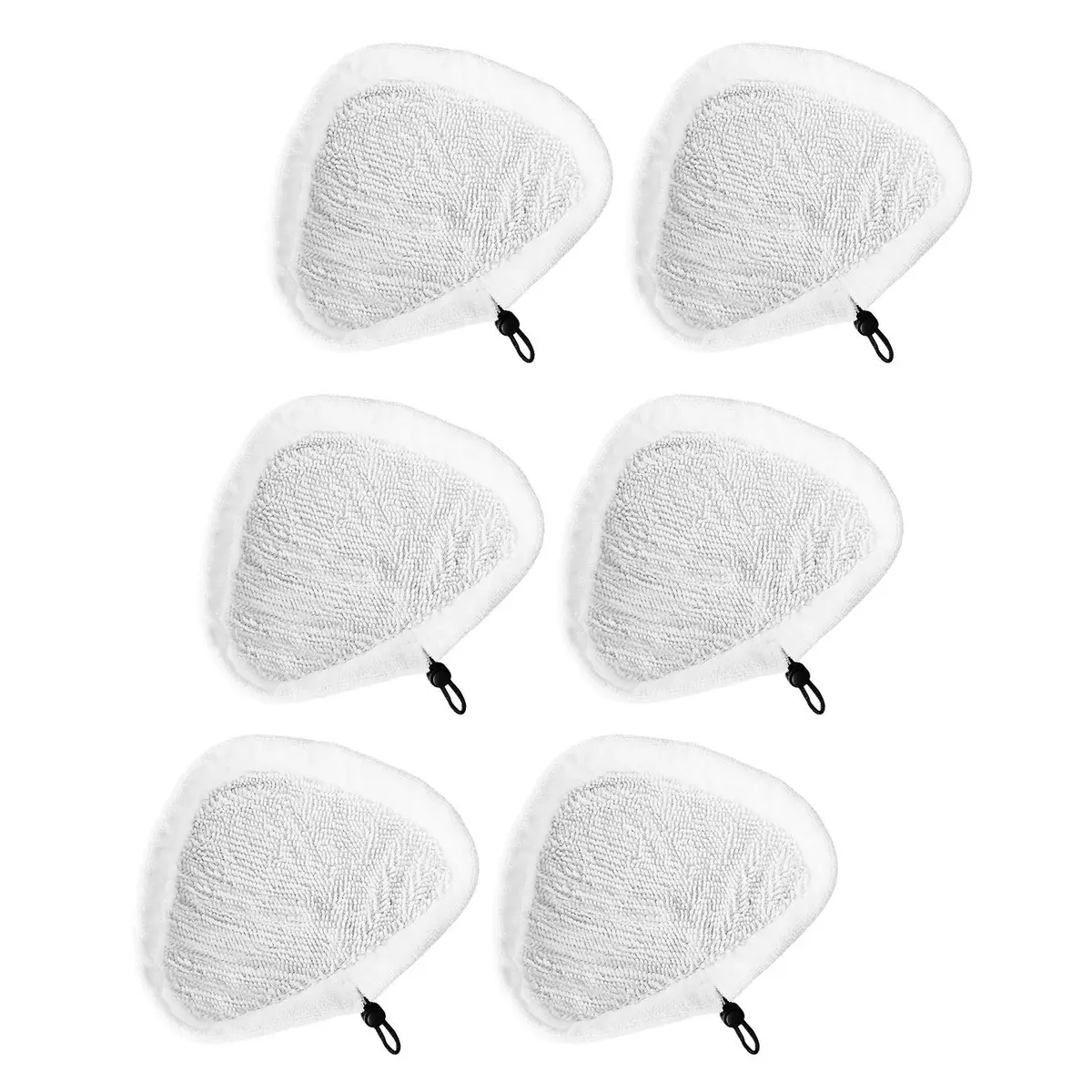 Fushing 6Pcs Steam Mop Pads | Reusable Microfiber Replacement Pads for Steam Mops - main product image