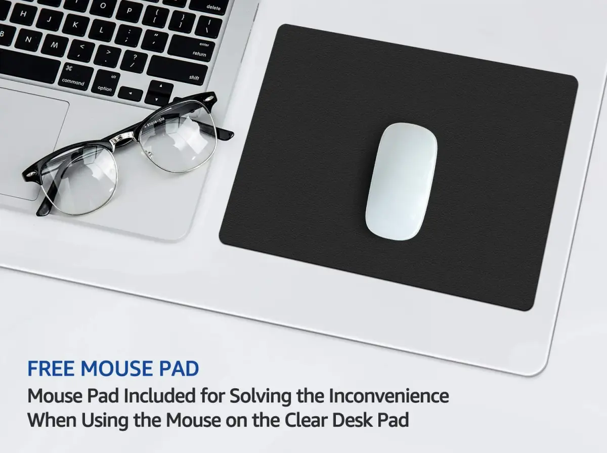 Easy Easy Life Clear Desk Pad Protector 24 x 60 Inch (61 cm x 152 cm) | Protects Desks from Scratches and Spills - view 3
