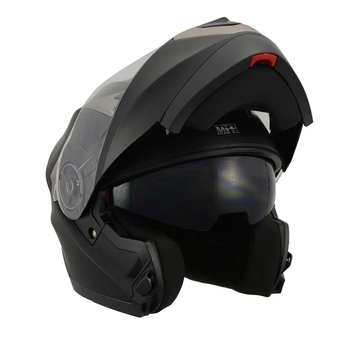 Milwaukee Helmets Full Face DOT Approved Racing Helmet X-Small | Lightweight Aerodynamic ABS Shell - main product image