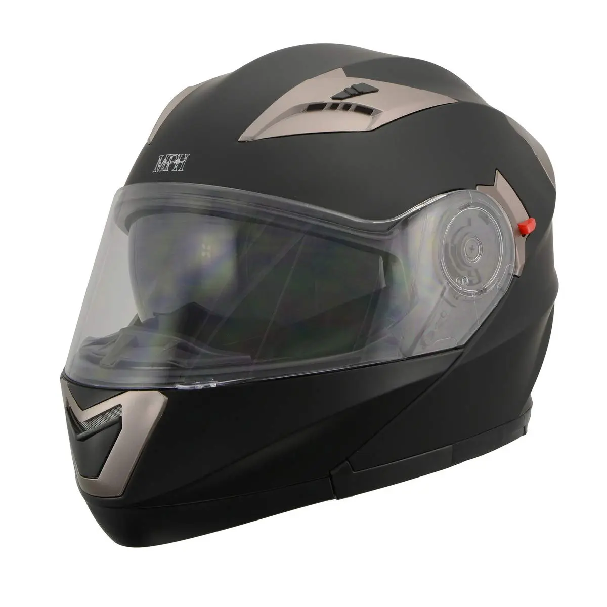 Milwaukee Helmets Full Face DOT Approved Racing Helmet X-Small | Lightweight Aerodynamic ABS Shell - view 7