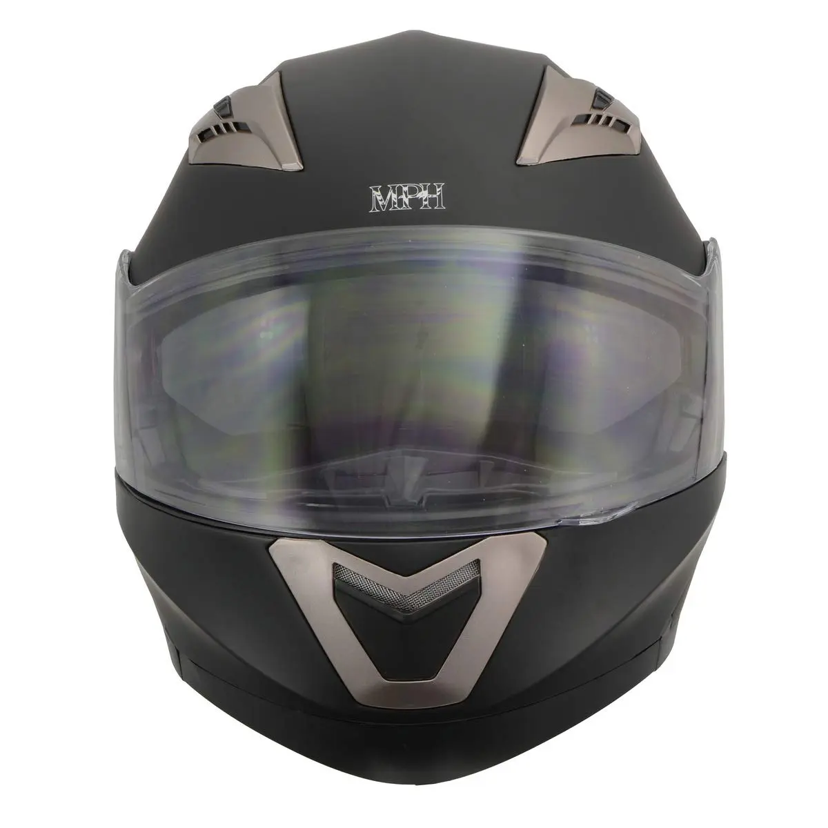 Milwaukee Helmets Full Face DOT Approved Racing Helmet X-Small | Lightweight Aerodynamic ABS Shell - view 2