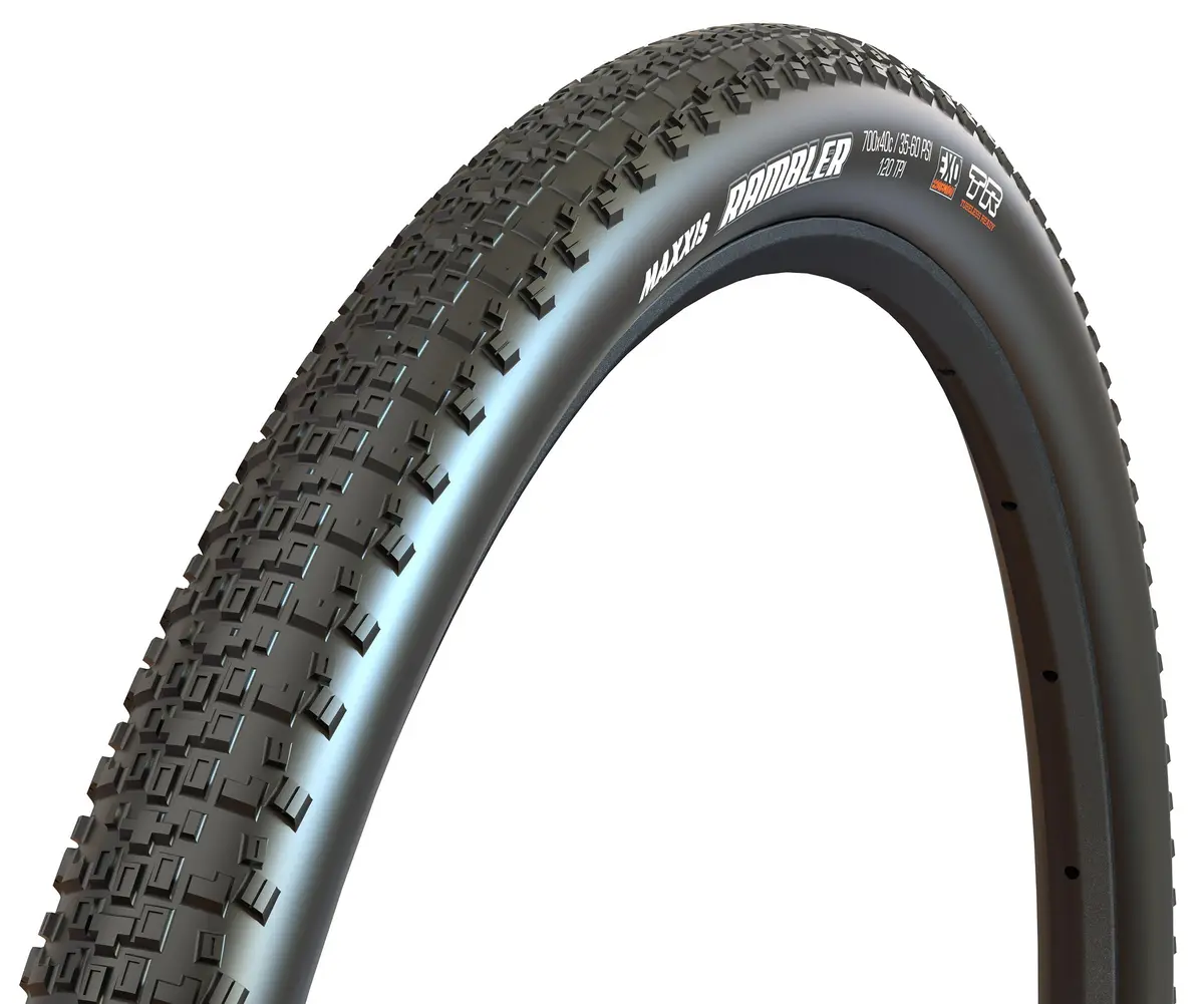 Maxxis Rambler 700x40C Tubeless Gravel Tire | Dual Compound & SilkShield for Speed & Control - main product image