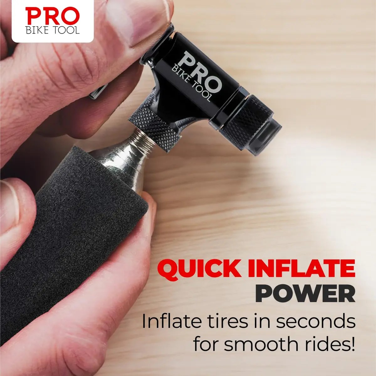 PRO BIKE TOOL 25g CO2 Cartridges (6 Pack) | Fast Inflation for Road & Mountain Bikes - view 6