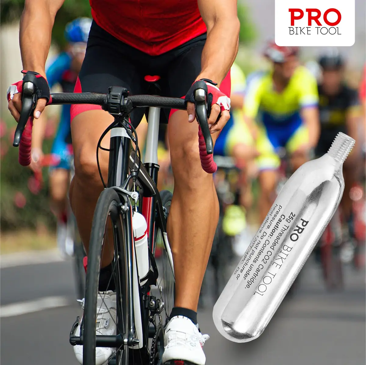 PRO BIKE TOOL 25g CO2 Cartridges (6 Pack) | Fast Inflation for Road & Mountain Bikes - view 7
