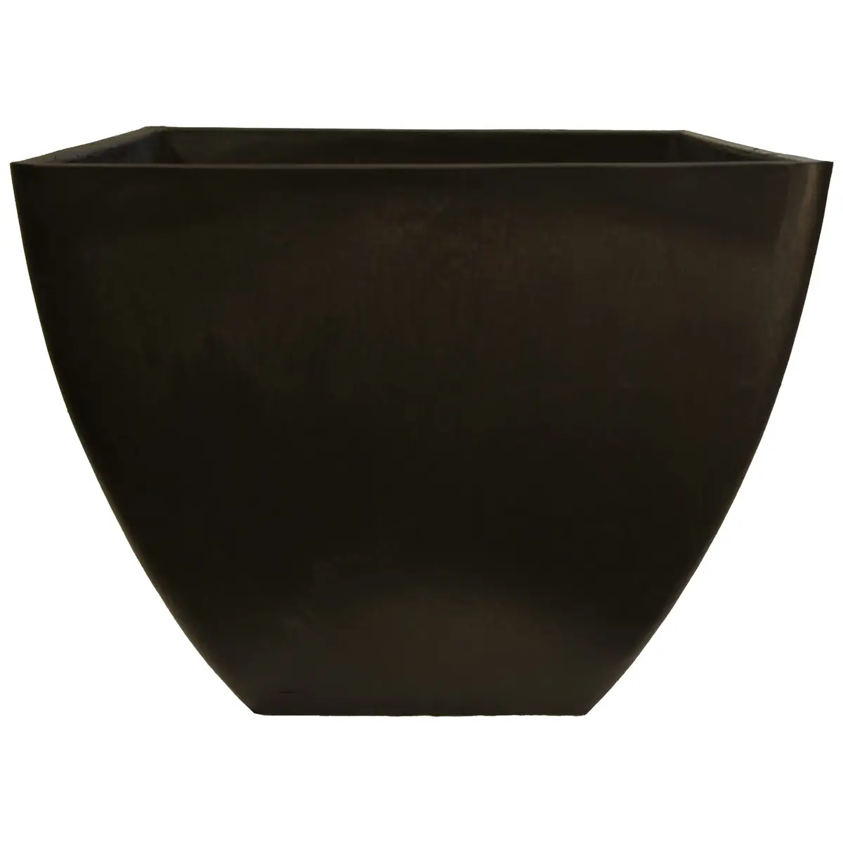 RTS Home Accents 16" Square Garden Planter Graphite | Weather-Resistant Indoor/Outdoor Planter - view 2