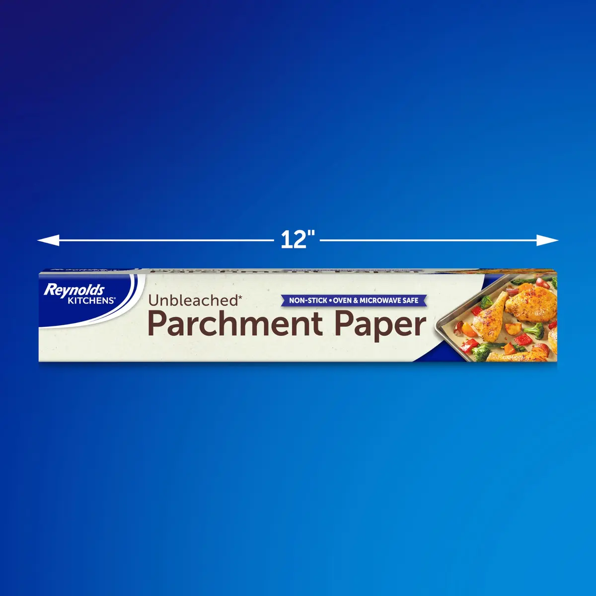 Reynolds Unbleached Parchment Paper Roll 45 sq ft | Oven Safe up to 425°F, Non-Stick, Eco-Friendly - view 2