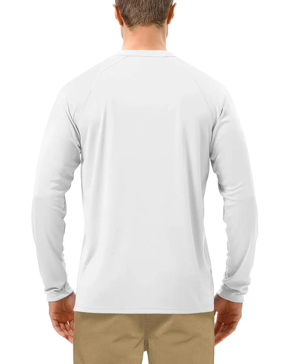 Roadbox Men's UPF 50+ UV Sun Protection Shirts Long Sleeve Rash Guard | Breathable Lightweight Cooling - view 2