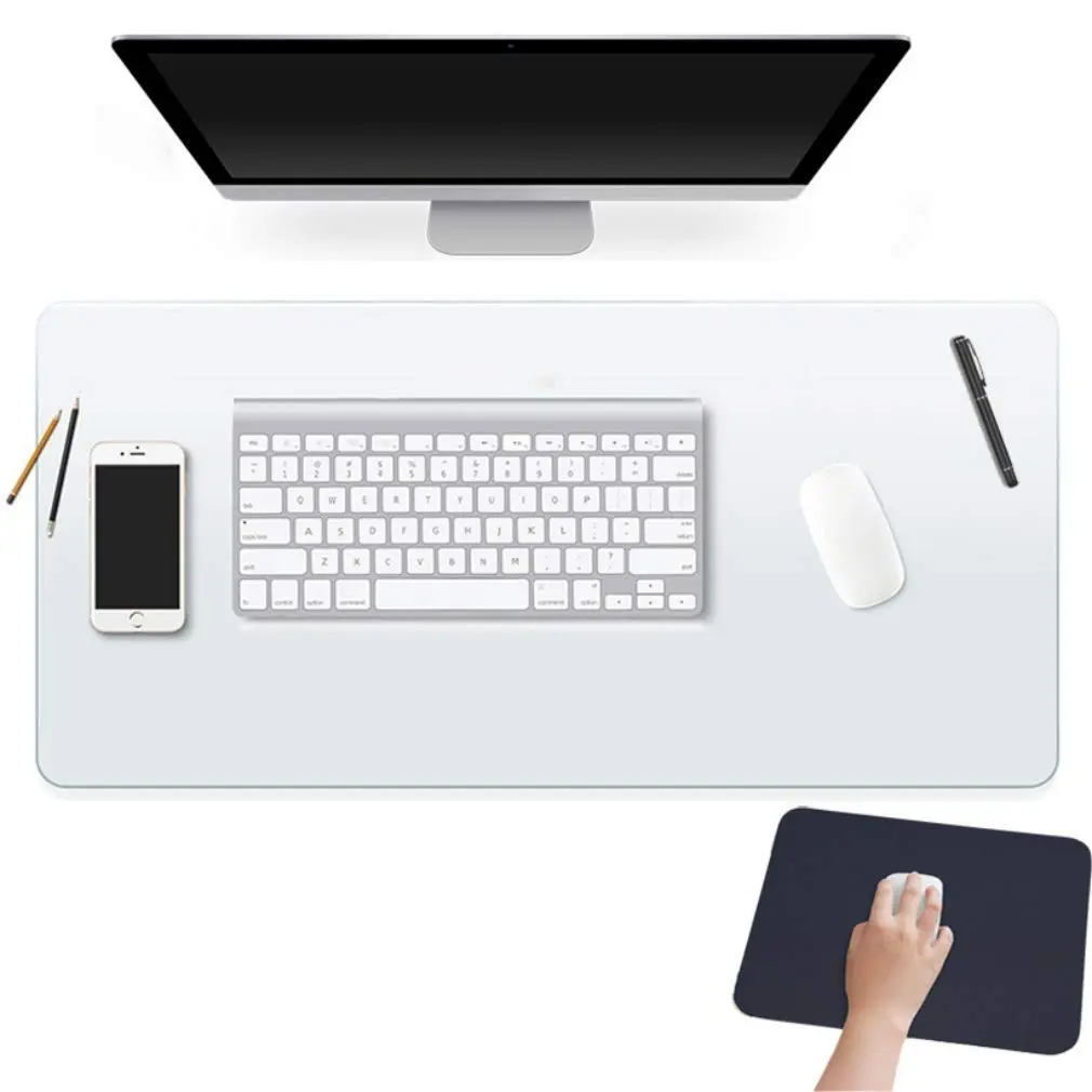 Easy Easy Life Clear Desk Pad Protector 91cm x 61cm (36" x 24") | Waterproof & Wipeable PVC Vinyl Tabletop Surface Cover - main product image