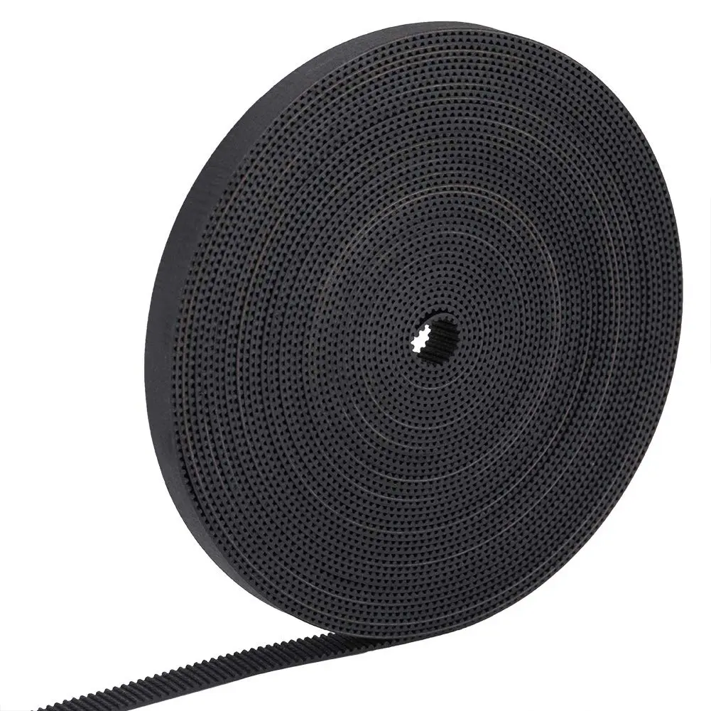 ASHATA 2GT Rubber Timing Belt 10mm Width, 10m (32.8ft) | Low Elongation, High Wear Resistance - main product image